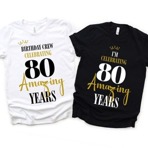 80. Geburtstagsparty PNG, 80 Jahre Geburtstag, 80 Geburtstag, Geburtstagsgeschenke, Geburtstags-Crew, Hello Eighty