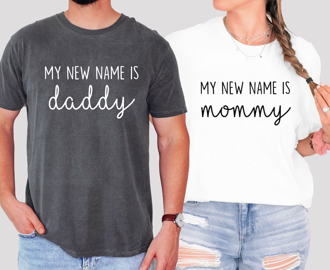 New Mom and Dad PNG, Matching Shirts, Mom Coming Home, Baby Shower ...