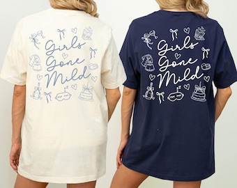 Girls Gone Mild PNG, Coquette Bachelorette Shirt Design, Girls Trip Slumber Party (Digital Download)