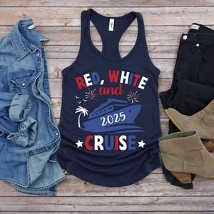 4. Juli Kreuzfahrt PNG, Rot, Weiß und Kreuzfahrt, 4. Juli Cruise Squad 2025, Passende Cruise Shirts, Familienurlaub PNG, Sommer Cruise 2025
