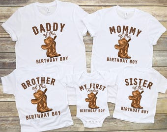 Mi primer cumpleaños de rodeo PNG, diseño de camiseta a juego para familias del oeste (descarga digital)