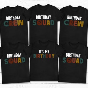 Birthday Crew PNG, Retro-Geburtstagsgruppenparty, Geburtstagsgruppe, Geburtstagsjungen-Mädchen, Vintage-Geburtstag, Geburtstagsgeschenkideen, Trinkgruppe PNG