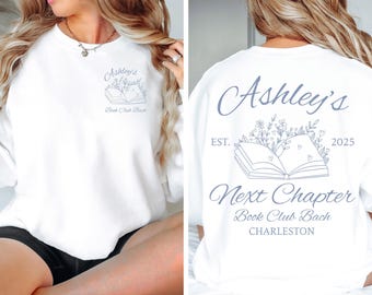 Book Bachelorette Party PNG, Book Club Bach Shirts, Bookish Bride Next Chapter Design