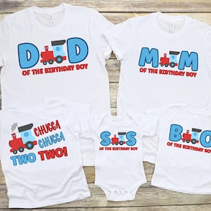 Tema de cumpleaños de tren png, regalos de cumpleaños para niños de 2 años, fiesta temática de tren Choo Choo, camisetas de tren de cumpleaños png, cumpleaños familiar a juego