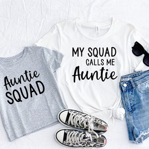 Tante Squad PNG, Tante Geschenke PNG, DIY Tante Shirt, Geschenke für Tanten, Tante Squad Shirts, Tante Geburtstagsgeschenk, benutzerdefinierte Familie Shirts