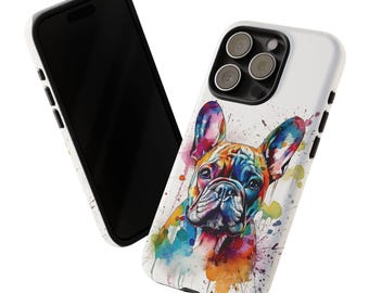 French Bulldog iPhone Tough Case, Frenchie, iPhone 16, 15