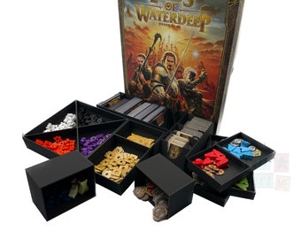 Lords of Waterdeep + expansion Scoundrels of Skullport Board Game -  Insert 3d print