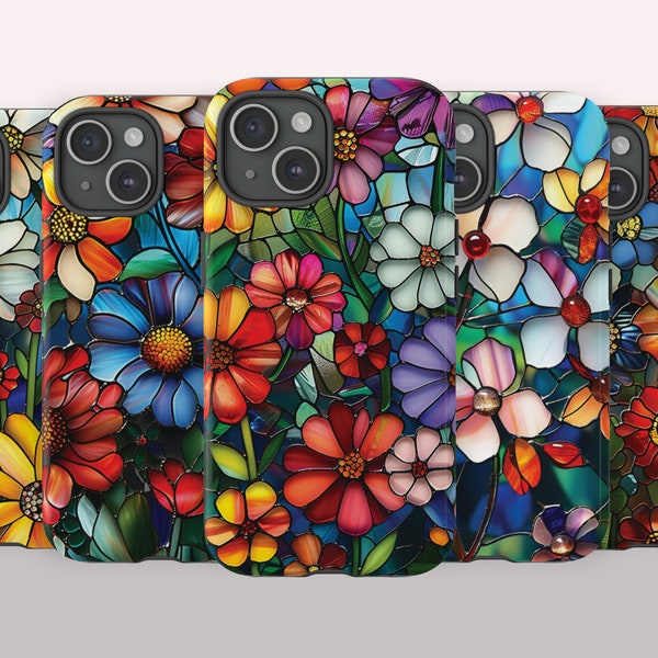 Mosaic Glass Cell Phone Case Etsy UK