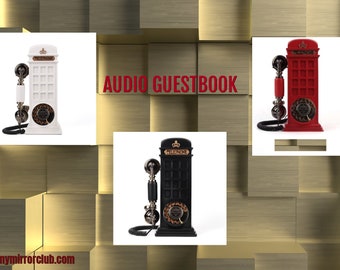 Audio Guestbook Telephone - OLD style - Alternative Wedding Guest book