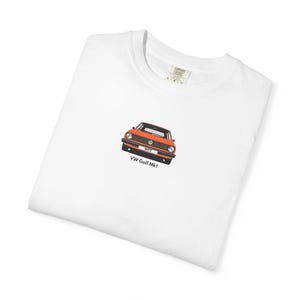 Volkswagen Golf Mk1 Unisex T-Shirt - Retro Car Lover Gift Tee, Classic Car Enthusiast Shirt, Car Show Apparel, Automotive Fan Top,