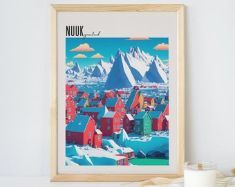 アートポスター：５７石組とオレンジ色のゆり Popart Printable Wall Art -nuuk- Greenland- Digital Download