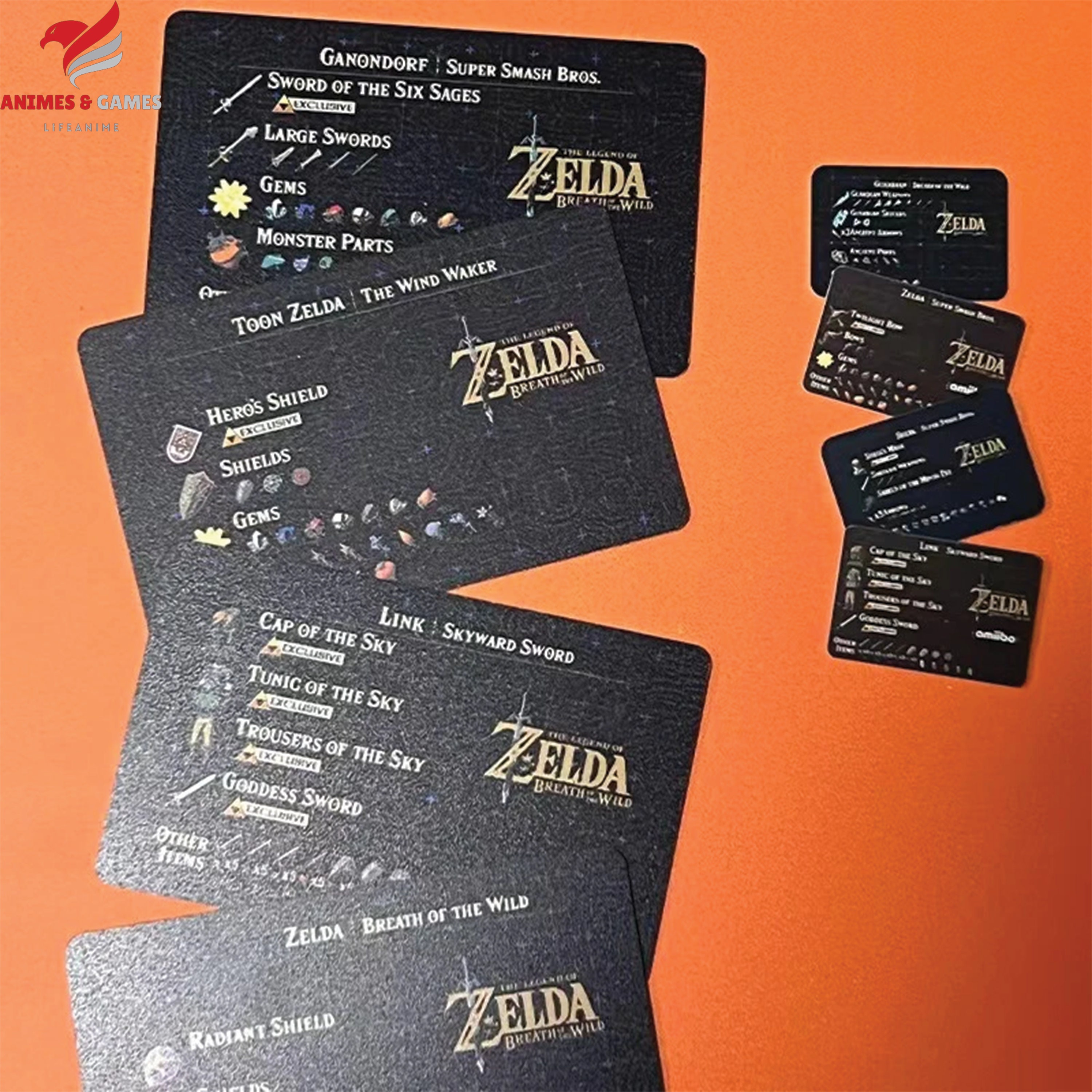 Loz Tok Botw Amiibos Custom Made Cards Entire Collection - Etsy
