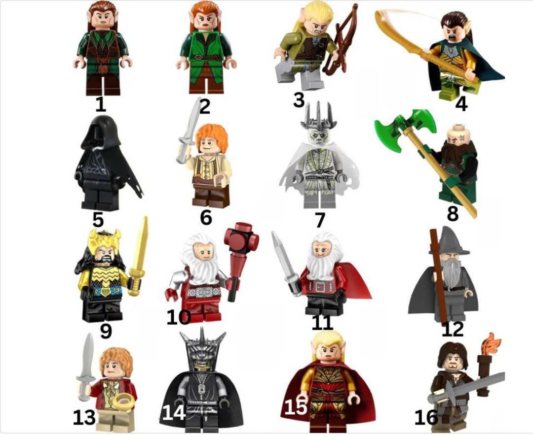 Le Hobbit Le Seigneur des Anneaux Minfigure Collection Le Nain Etsy France