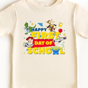 Toy Story First Day Of School Shirt, Disney Pixar Teacher Tee, Happy First Day Teacher Gift, Back To School Shirt, Classroom Outfit