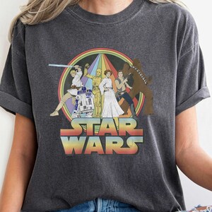Star Wars Movie Poster T-Shirt, Star Wars Shirt Fan Gifts, Star Wars Lover Shirt, Star Wars Vintage Shirt, Star Wars Movie Shirt