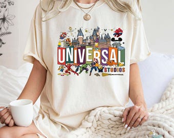 Comfort Colors® Universal Studios Trip Shirt, Funny Disney Family Shirt, Magical Kingdom Vacation Shirt, Disney Family Trip Shirt,