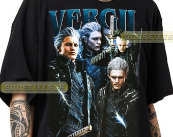 Limited Vergil Devil May Cry Vintage T-Shirt, Gift For Women and Man Unisex T-Shirt