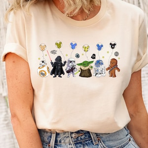 Star Wars Shirt, Disney Balloon Shirt, Star Wars Trip Shirt, Star Wars Characters Shirt, Disney World Shirt, Disney T-Shirt