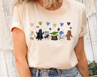Star Wars Shirt, Disney Balloon Shirt, Star Wars Trip Shirt, Star Wars Characters Shirt, Disney World Shirt, Disney T-Shirt