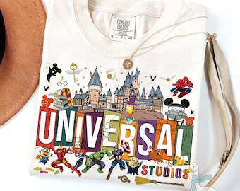 Comfort Colors® Universal Studios Halloween Shirt, Funny Disney Hallaween Shirt, Magical Kingdom Halloween Shirt, Disney Halloween Shirt,