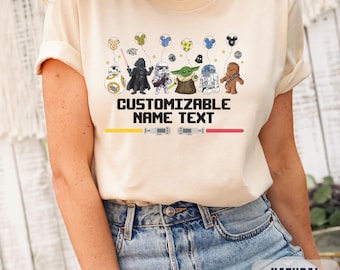 Custom Star Wars T-Shirts, Disney Star Wars Family Shirts, Disney Star Wars Shirt, Family Vacation Shirt, Star Wars Characters Shirt,