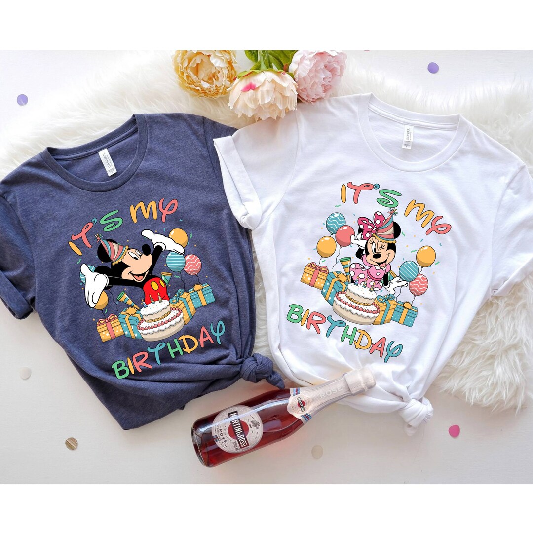 It's My Birthday Disney Shirt Mickey Minnie Birthday Shirt, Disney ...