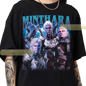 Limited Minthara Baldurs Gate 3 Vintage T-Shirt, DMC Game Shirt, Gift For Women and Man Unisex T-Shirt
