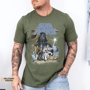 Vintage Disney Star Wars T-Shirt, Retro Star Wars Shirt, Star Wars A New Hope Faded, Disneyworld Shirts, Disney Family Shirts