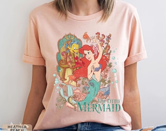 The Little Mermaid Shirt, Ariel Mermaid Shirt, Disney T-shirt, Women's Little Mermaid Ariel Shirt, Disney Ariel Shirt, Ariel Princess Shirt