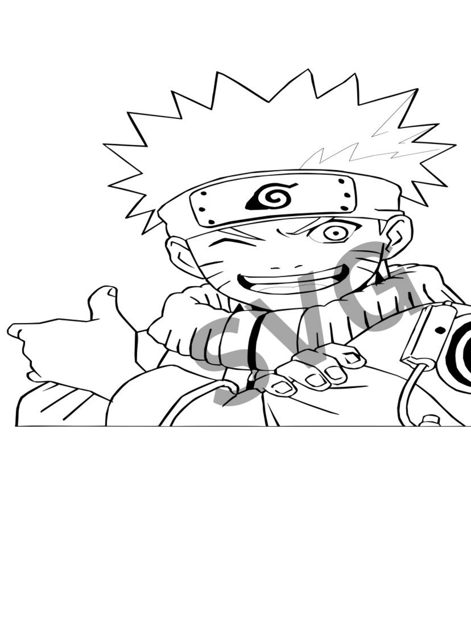 Naruto SVG File Etsy