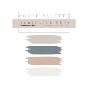 Agreeable Gray Paint Color Scheme Sherwin Williams, Agreeable Gray Paint Color Combinations, Agreeable Gray Coordinating Paint Colors
