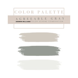 Agreeable Gray Paint Color Scheme Sherwin Williams, Agreeable Gray Paint Color Combinations, Agreeable Gray Coordinating Paint Colors
