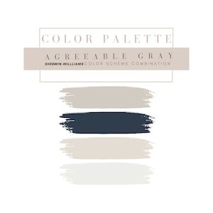 Agreeable Gray Paint Color Scheme Sherwin Williams, Agreeable Gray Paint Color Combinations, Agreeable Gray Coordinating Paint Colors