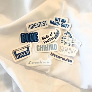 hit me hard and soft stickers