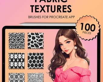 Procreate Fabric Brushes | Procreate Fabric Texture Brushes
