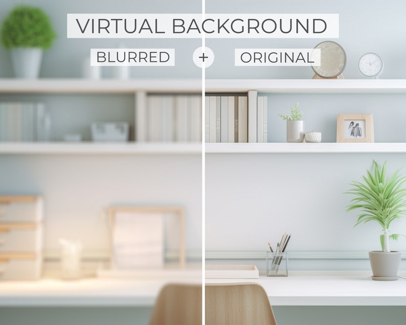 White Home Office Zoom Background Zoom Background Home Office Home