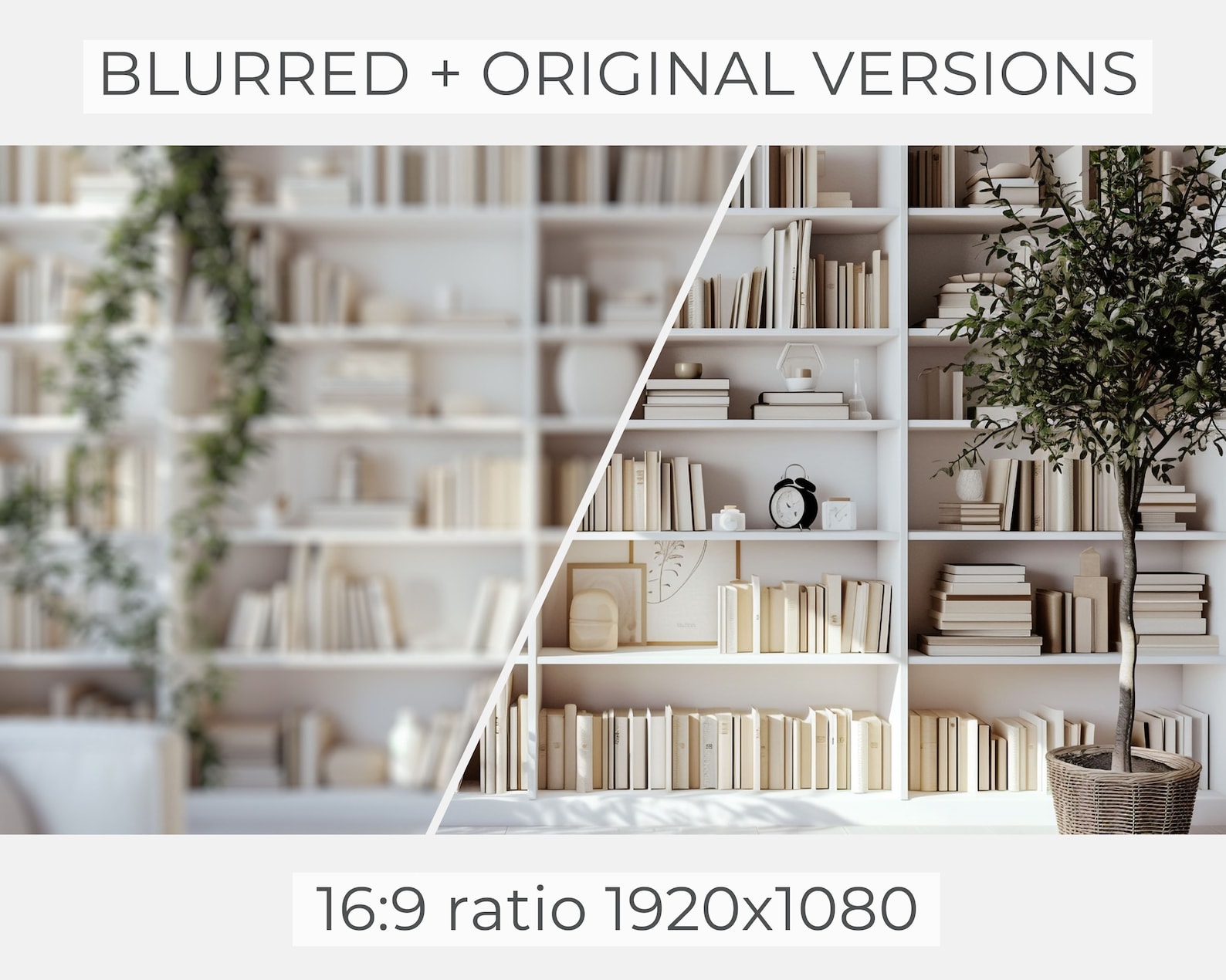 White Bookshelf Zoom Background Zoom Background Home Office Home Office Virtual Background Home