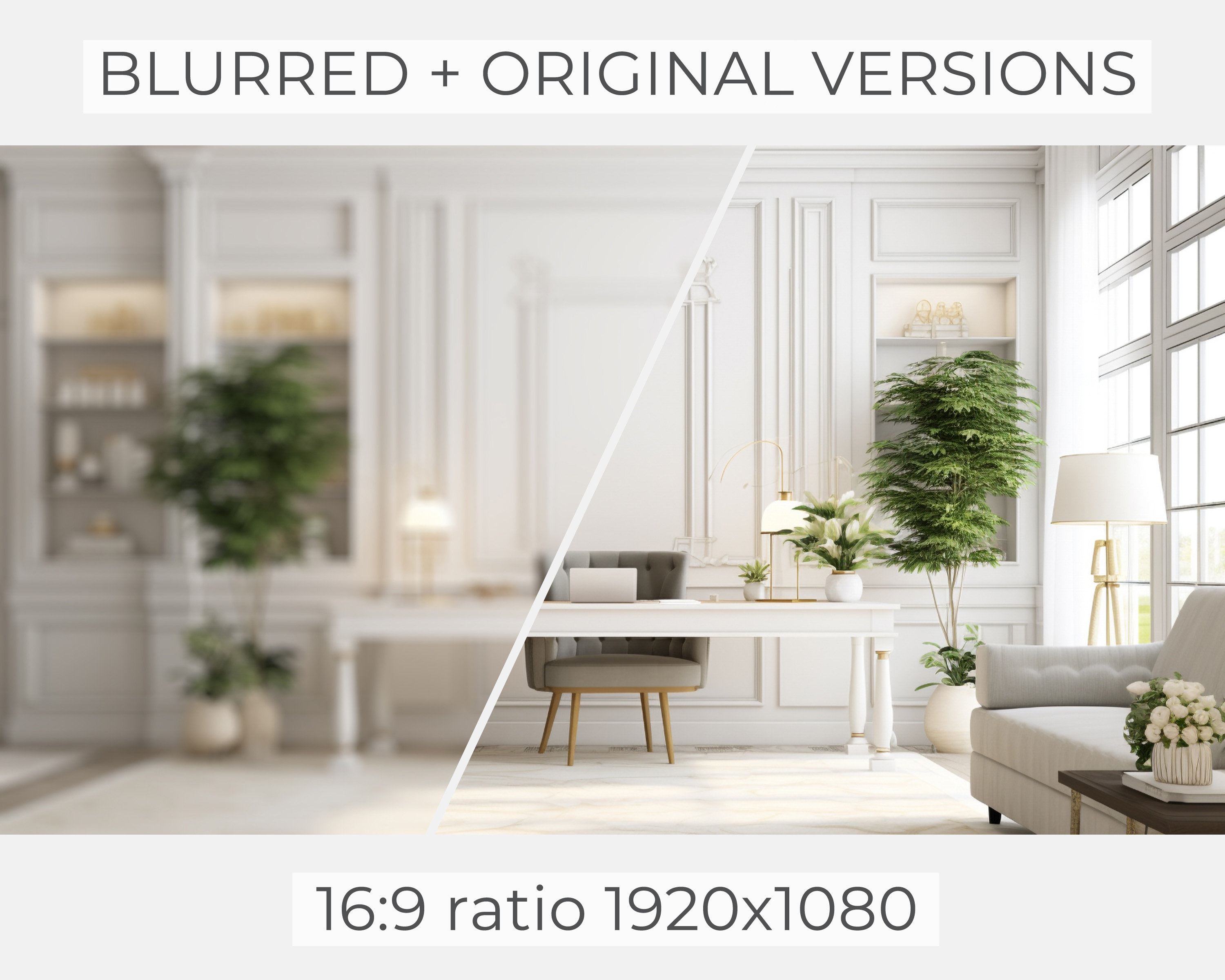 White Room Zoom Background Home Office Home Office Zoom Background Home