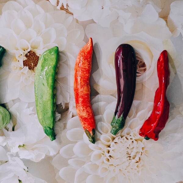 Lot de 6 porte-couteaux à légumes La Galine Fabriqué en France