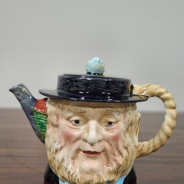 Vintage Beswick English Pottery “Mr. Peggotty” Porcelain Teapot 1116
