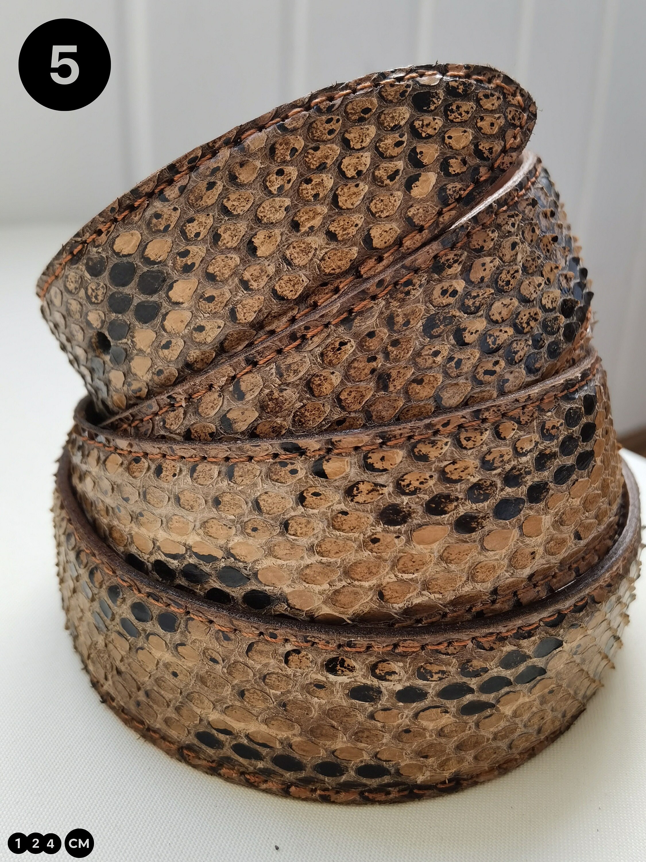 Snake Skin Belt, Real Snake Leather, Handmade, Gift, Unisex, Man, Woman ...