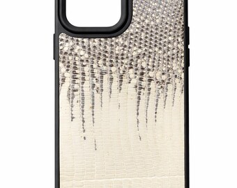 Oryginalne etui z egzotycznej skóry do Samsunga 25, Samsunga 24 Ultra, Samsunga 25 Plus, Samsunga 24 Plus, Samsunga, Eleganckie, egzotyczne etui ze skóry Sanke,