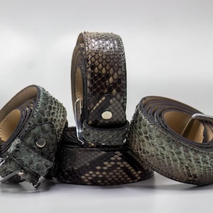 Snake skin belt, real snake leather, handmade, gift, unisex, man, woman,