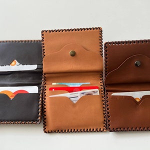 Cartera de cuero marroquí, cartera premium, regalo para hombre y mujer, personalizada, souvenir de Marruecos, cuero genuino, artesanal, vintage