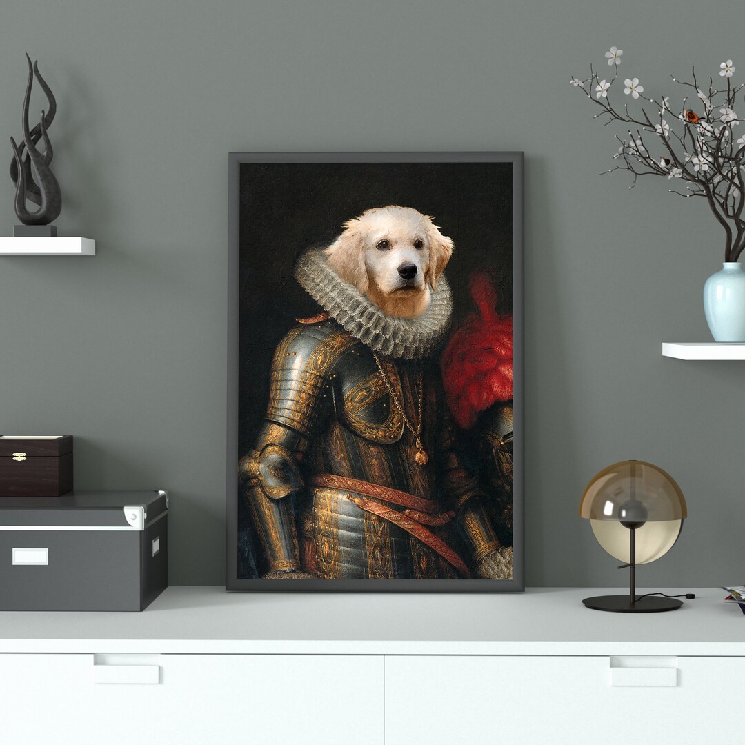 Personalized Pet Portraits Renaissance Oil Painting to Etsy