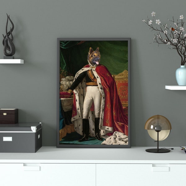 Personalisierte Haustierportraits | Renaissance | Ölgemälde | Zum Verschenken | Geschenk