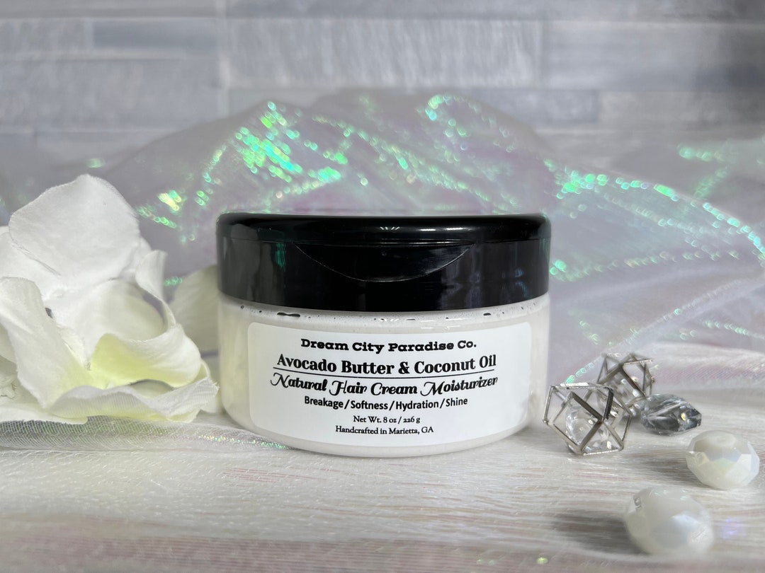Avocado Butter & Coconut Oilnatural Hair Cream Moisturizer,breakage/softness/hydration/shine