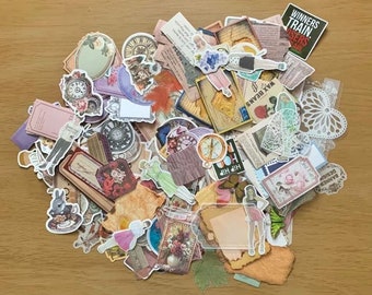 Mixed Variety of 400 Stickers for scrapbooking and junk journaling