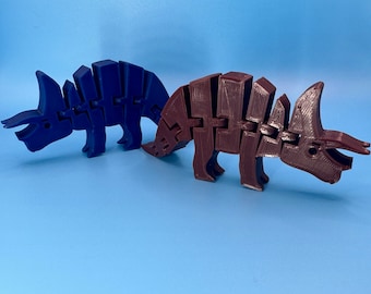 Flexi Triceratops Dinosaur Fidget Toy