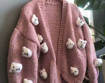 Handmade Bear Cardigan